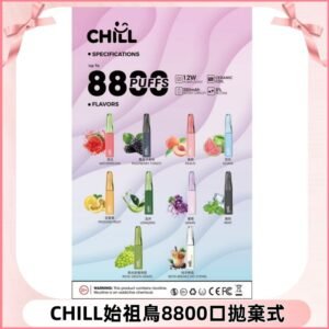CHILL始祖鳥電子煙鴨嘴獸拋棄式8800口 一次性8ml大容量煙油